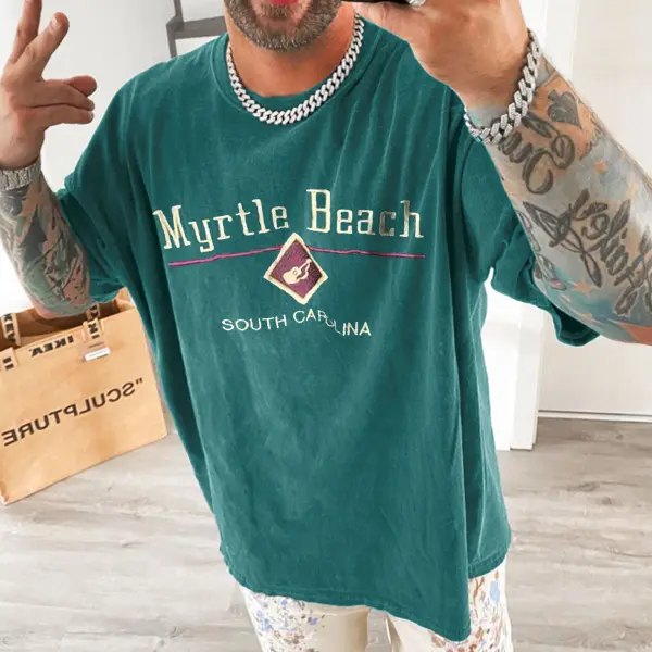 Men's Vintage Myrtle-Beach T-Shirt - Keymimi.com 