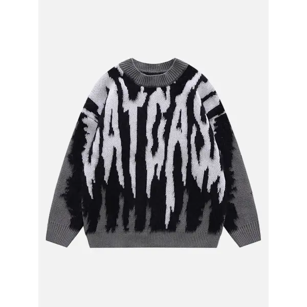 Thesupermade Trendy Personalized Couple Knitted Sweater - Mushope.com 