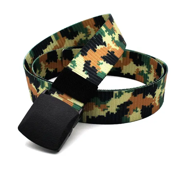 Mens Tactical NylonOutdoor Training Casual Belt - Mushope.com 