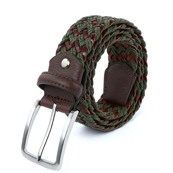 Men's Woven Outdoor Casual Belt - Mushope.com 