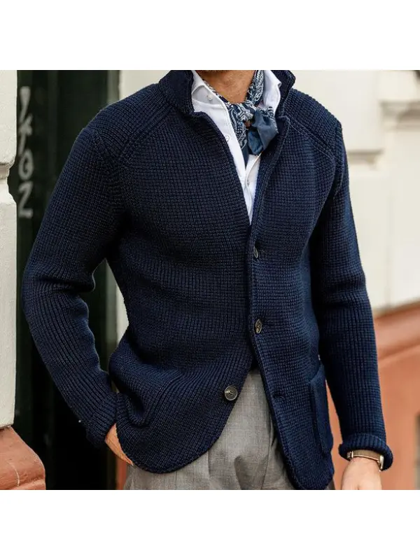 Casual Knitted Cardigan Sweater - Cominbuy.com 