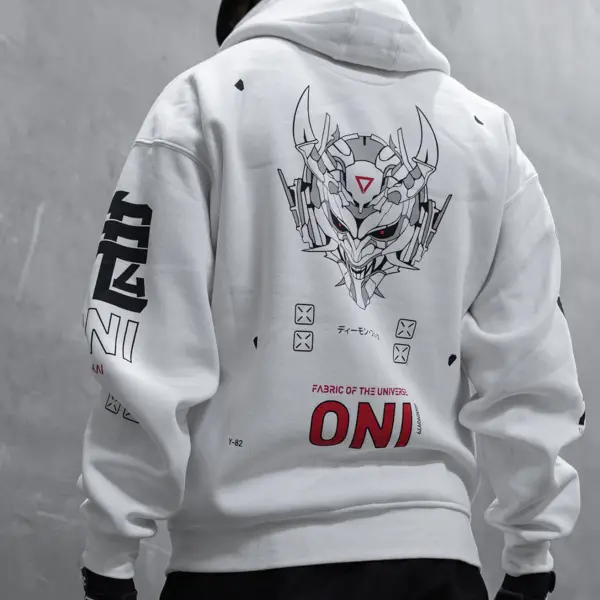 ONI White Hoodie - Anurvogel.com 