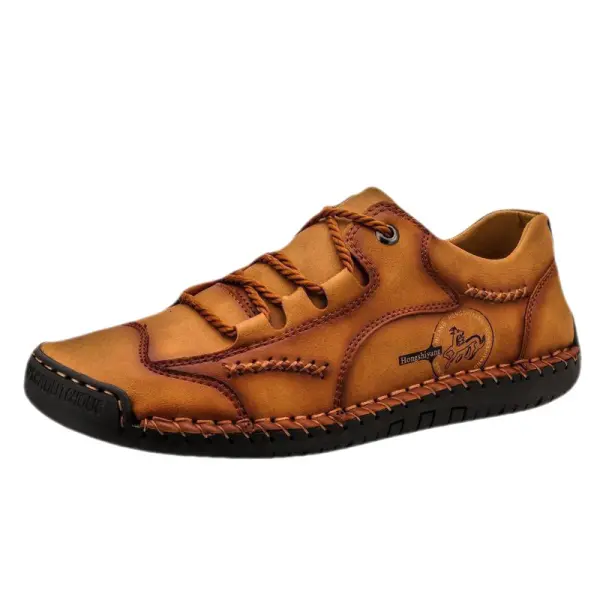 Men's Four Seasons Vintage Casual Leather Shoes - Sunhopebloom.com 