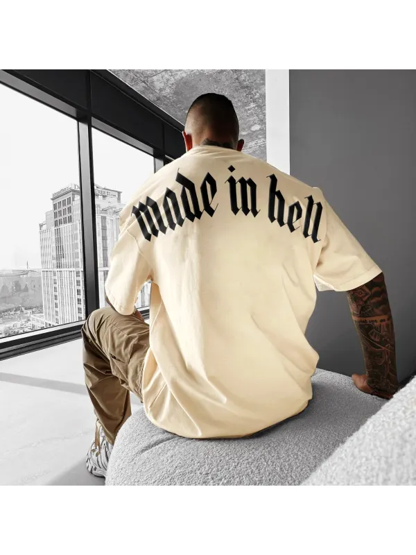 Oversize Made In Hell Tee - Aptkoi.com 