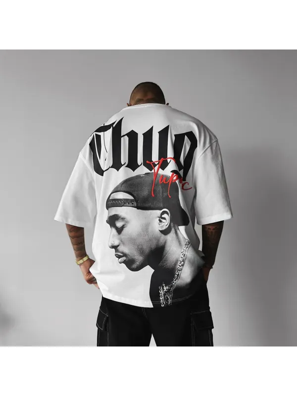 Oversize Thug Life Tee - Aptkoi.com 