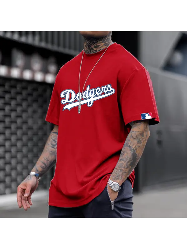 Men's Baseball Vintage Print T-Shirt - Timetomy.com 