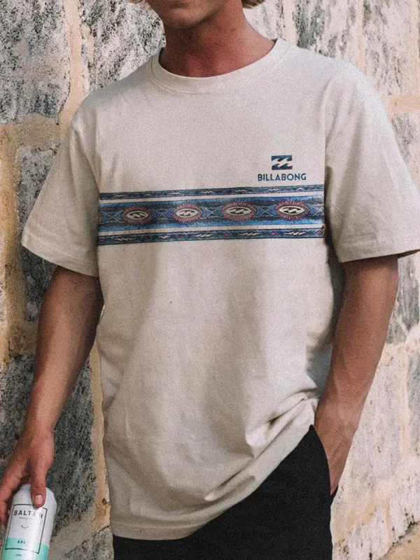 Oversized Unisex Retro Relaxed Print Surf T-Shirt - Pragmaace.com 