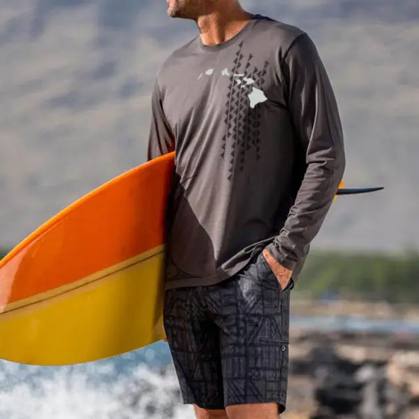 Legendary Smoke Pima Long Sleeve T-shirt - Albionstyle.com 