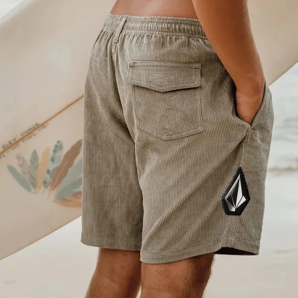 Men's Vintage Corduroy Surf Shorts - Dozenlive.com 