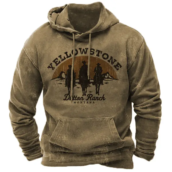 Riders Of Dutton Ranch Cowboy Men's Hoodie Only $30.89 - Wayrates.com 