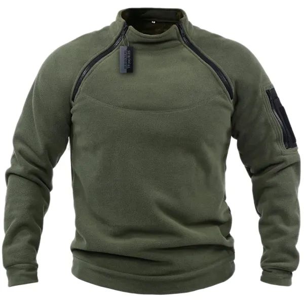 Men's Hoodies & Sweatshirts Mens Outdoor Warm And Breathable Tactical Sweater dark gray armygreen khaki Autumn Winter  - Cotosen.com 