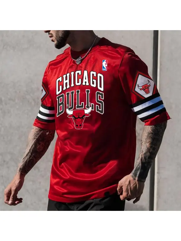 Men's Bulls Athletic T-Shirt - Timetomy.com 
