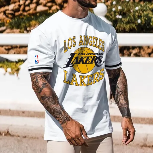 Men's Lakers Athletic T-Shirt - Ootdyouth.com 