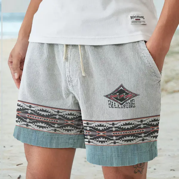 Unisex Vintage Billabong Western Print Surf Shorts - Spiretime.com 
