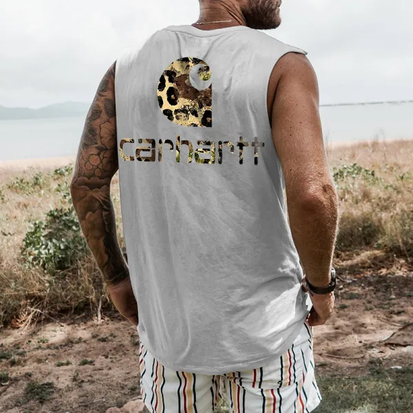 Casual Printed Retro Surf Vest - Salolist.com 