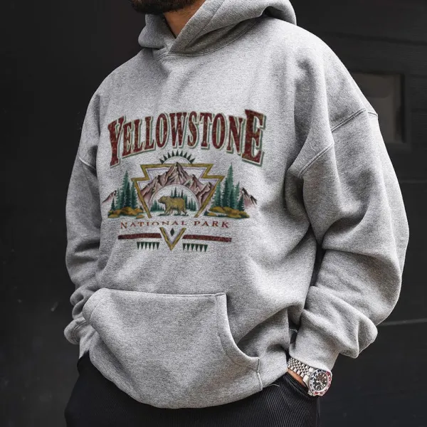 Yellowstone Print Men's Vintage Sweatshirt - Trisunshine.com 