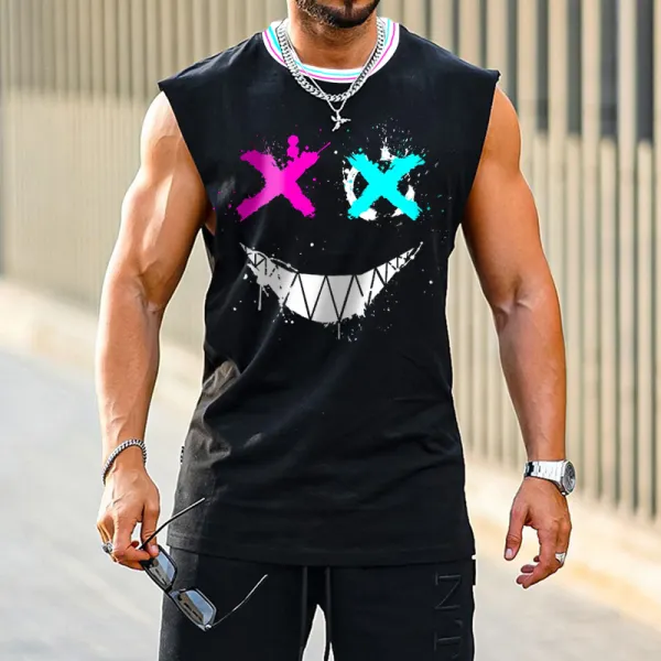 Men's Casual Loose Printed Vest - Trisunshine.com 