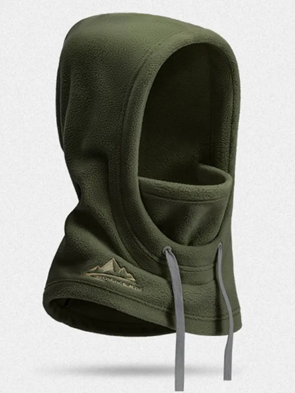 Men's Outdoor Fleece Warm Scarf Hat - Pragmaace.com 