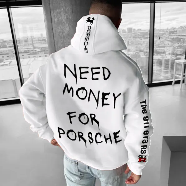 Unisex “Need Money For Porsche” Hoodie - Anurvogel.com 