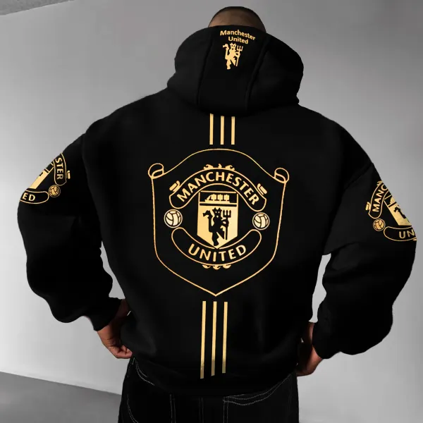 Unisex Manchester United Football Print Hoodie - Wayrates.com 