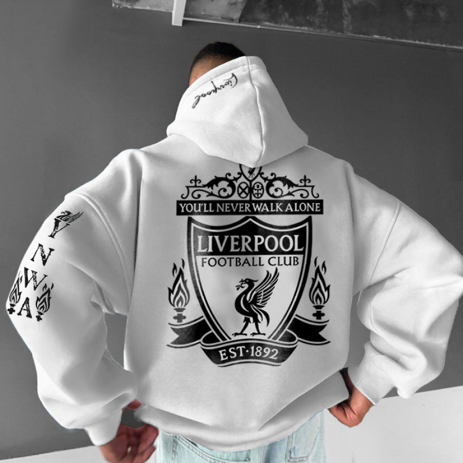 

Oversized Liverpool FC Graphic Hoodie