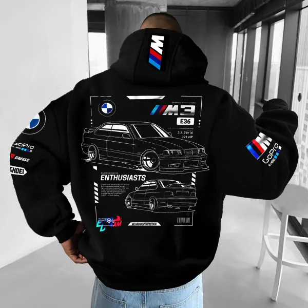 Unisex Oversized Racing Hoodie - Cotosen.com 