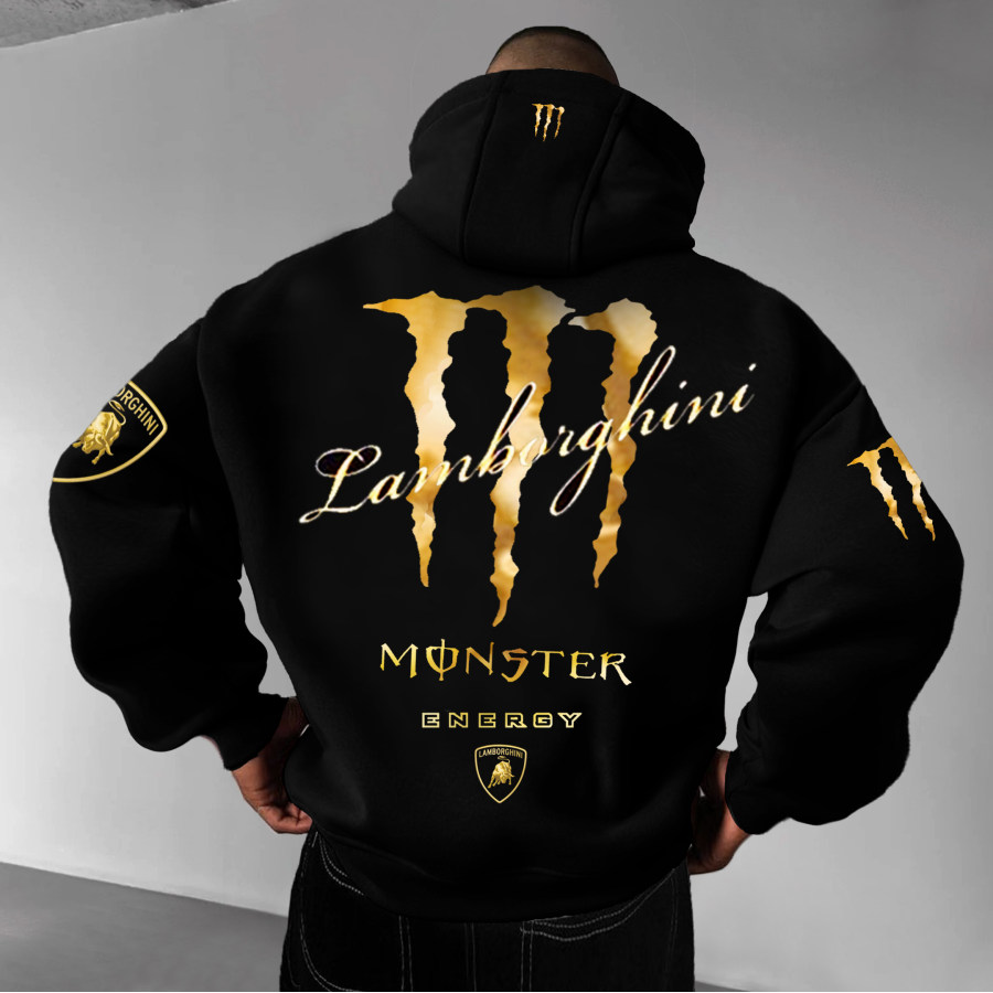 

Unisex Oversized LBHN Super Sport Car ME Printed Hoodie