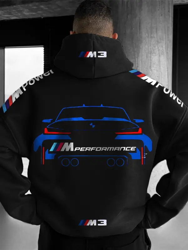 Oversized BMW Hoodie Car Graphic Hoodie - Pragmaace.com 