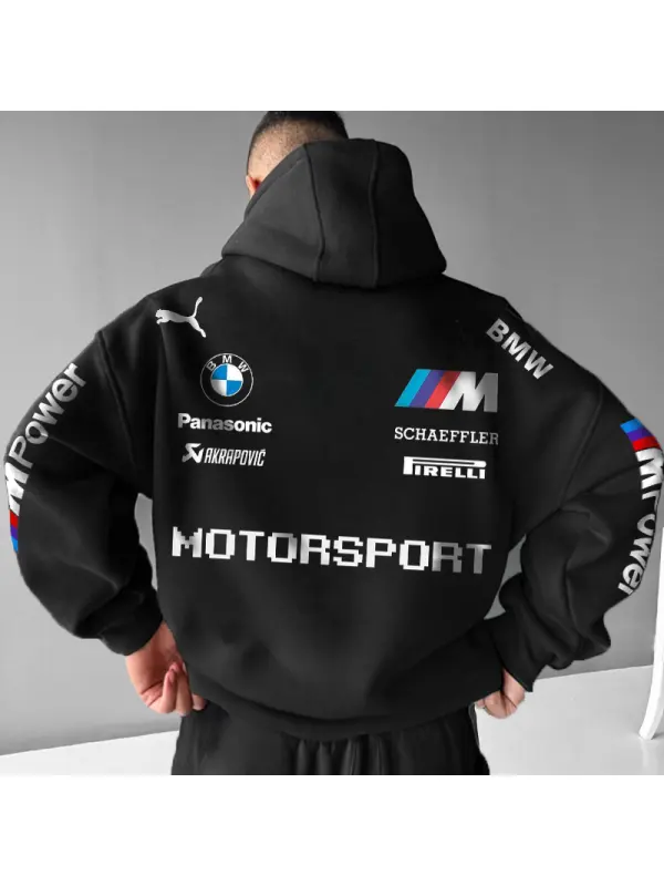 Oversized 'Motorsport' Hoodie - Timetomy.com 