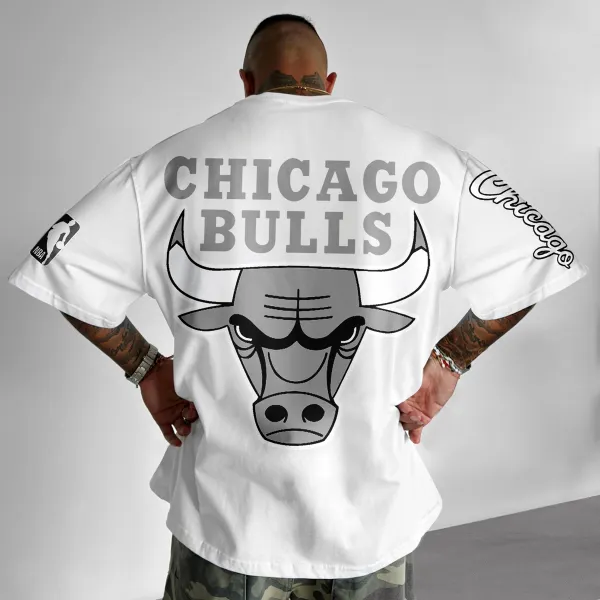 Oversized Street Style Basketball Print T-shirt - Trisunshine.com 