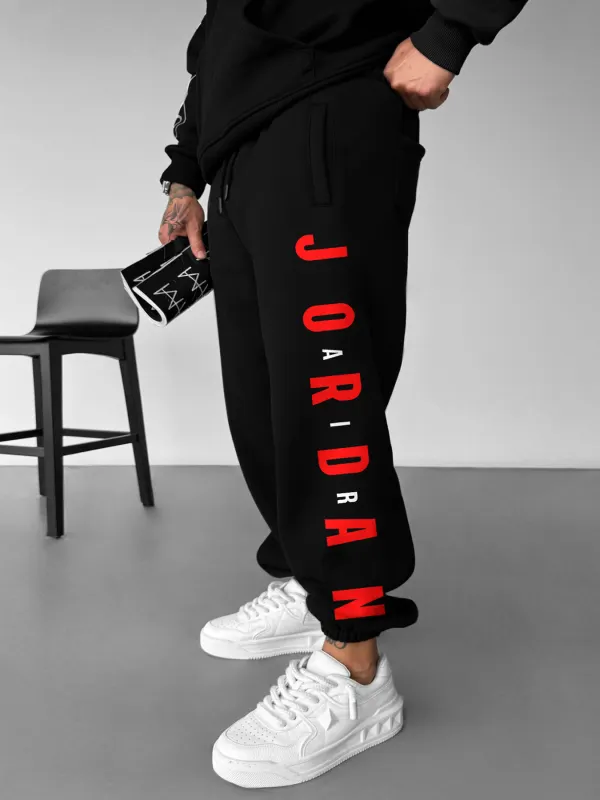 Men's Street Style Basketball Print Sweatpants - Menwyx.com 