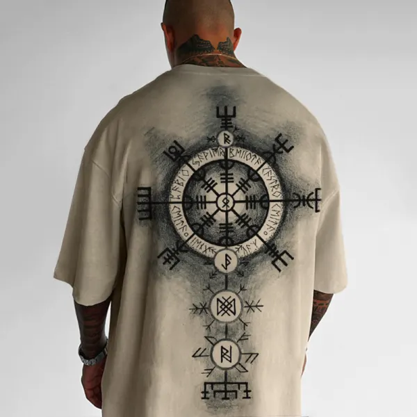 Men's Printed Short-sleeved Sports T-shirt - Ootdyouth.com 