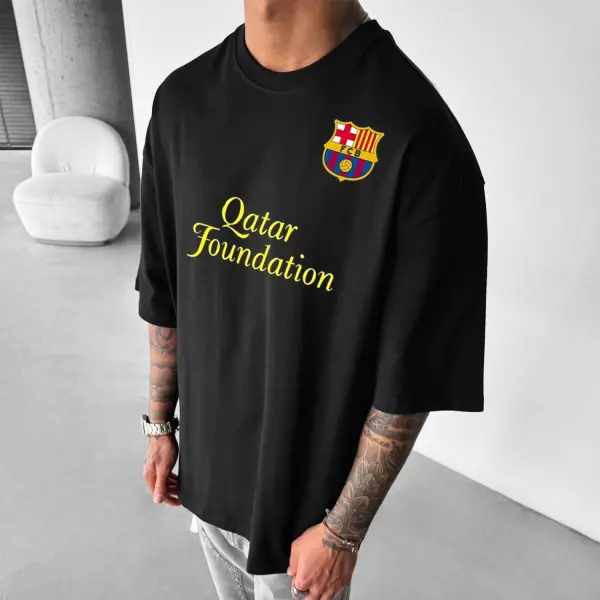 Oversized Barcelona Men's Tee - Trisunshine.com 