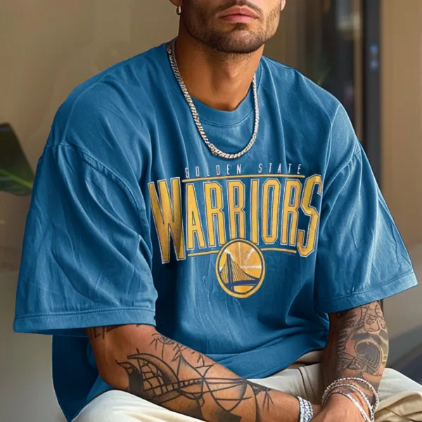 Unisex Vintage Golden State Yongs Basketball Casual Printed T-shirt - Trisunshine.com 