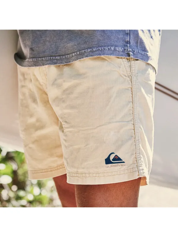 Casual Hawaiian Retro Printed Shorts - Localziv.com 