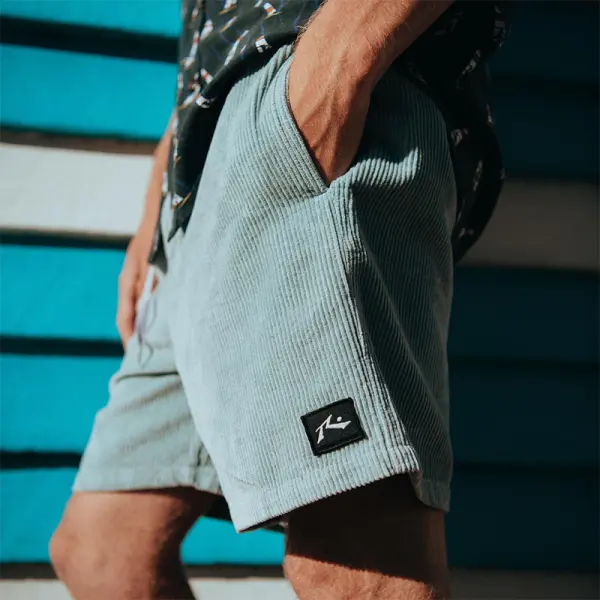 Vintage Corduroy Unisex Shorts - Trisunshine.com 