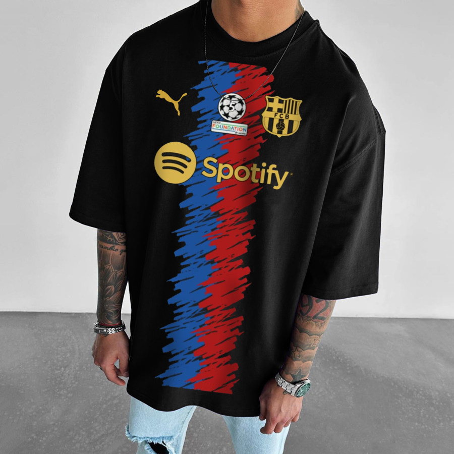 

Men's Printed Oversized T-shirt