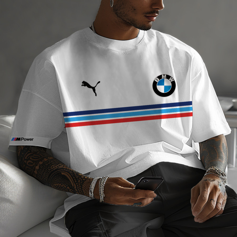 

Unisex Racing Car BMW Printed Oversized T-shirt