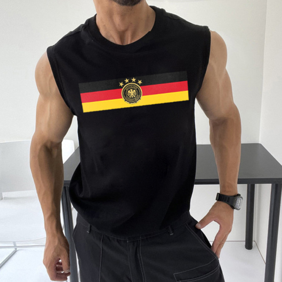 

Men's Casual Vest Germany National Football Team Vest