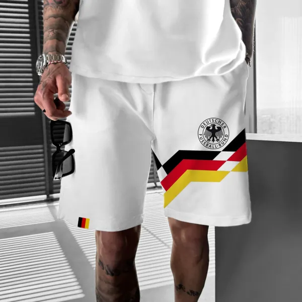 Unisex Casual Germany National Football Team Shorts - Wayrates.com 