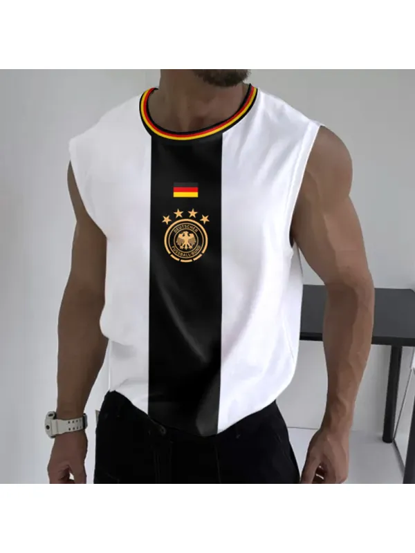 Men's Casual Vest Italian Print Vest - Anrider.com 