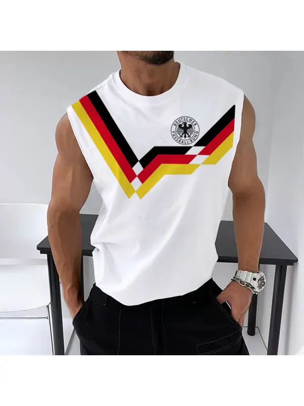 Men's Casual Vest Italian Print Vest - Anrider.com 