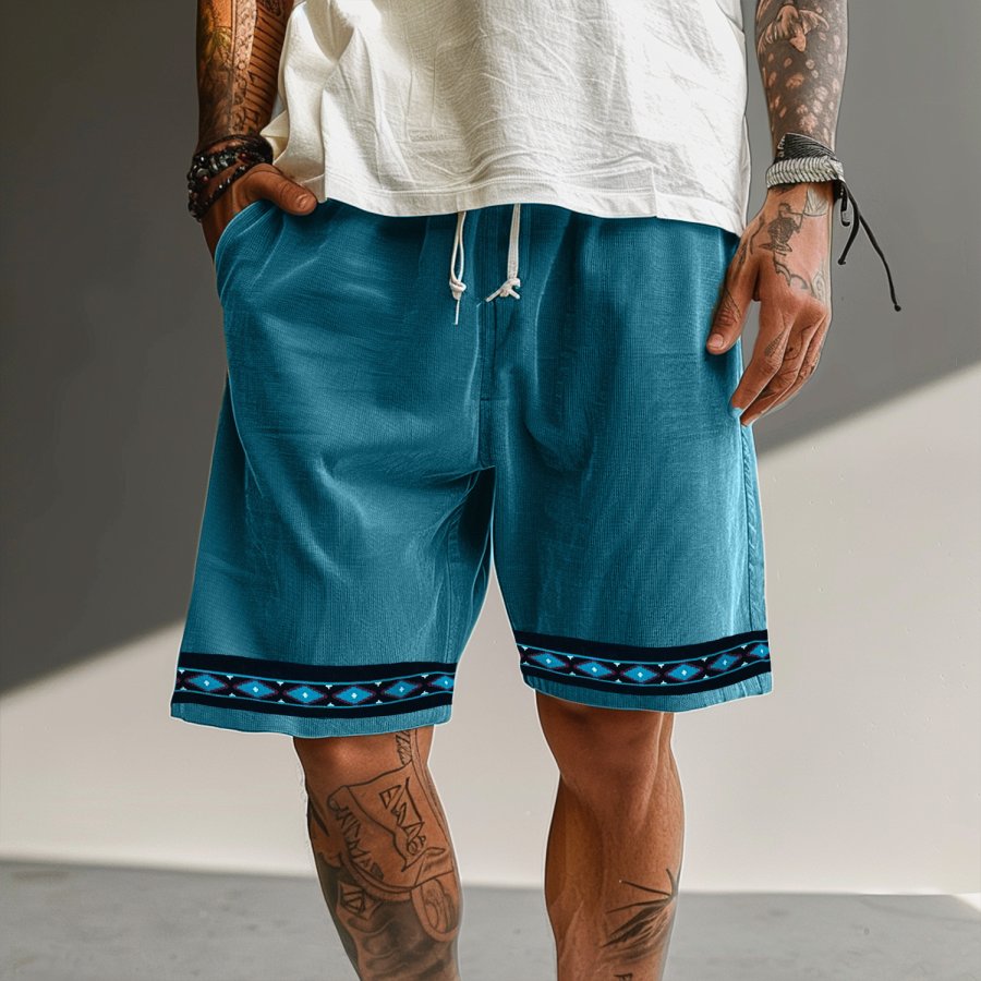 

Vintage Aztec Corduroy Shorts