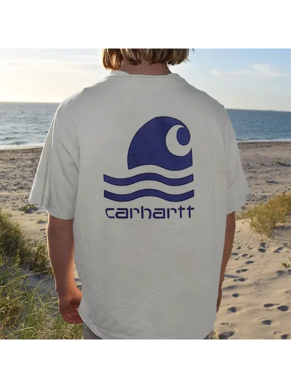 Vintage Simple Surf Tee - Ootdmw.com 