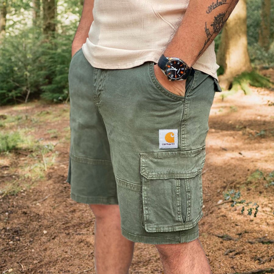 

Men's Vintage Outdoor Pocket Cargo Shorts