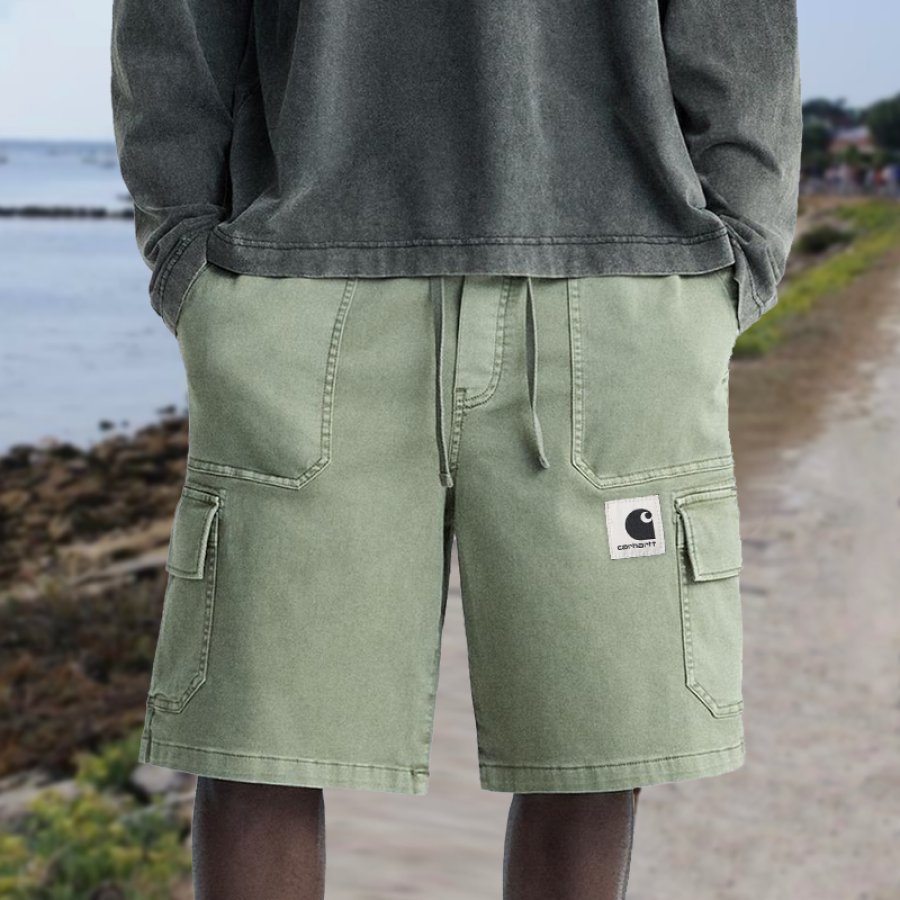 

Faded Cargo Bermuda Vintage Surf Shorts