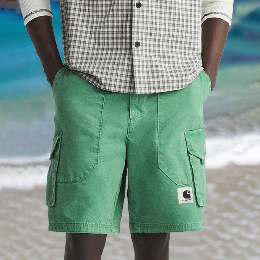 

Faded Cargo Bermuda Vintage Surf Shorts