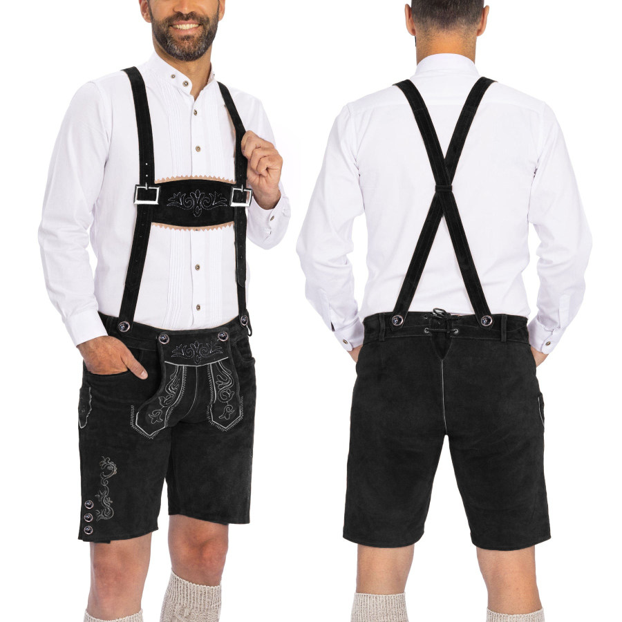 

Men's German Embroidered Jumpsuit Shorts