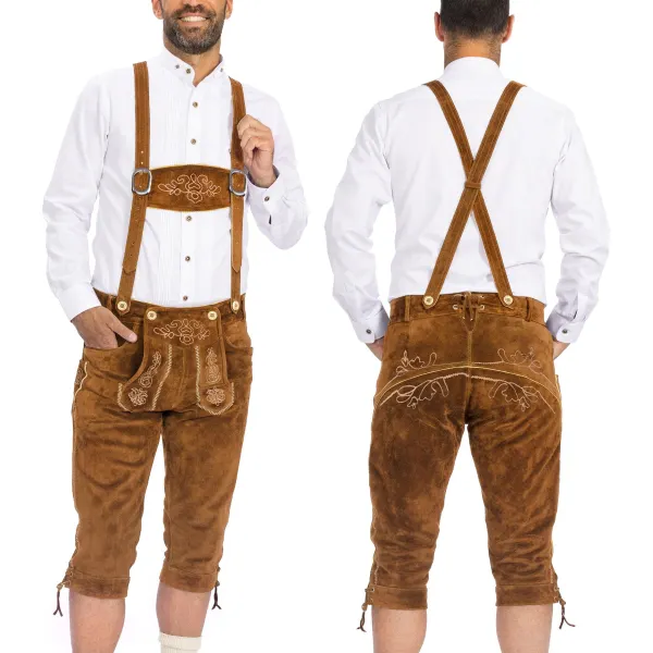 Men's German Beer Overalls Shorts - Fineyoyo.com 