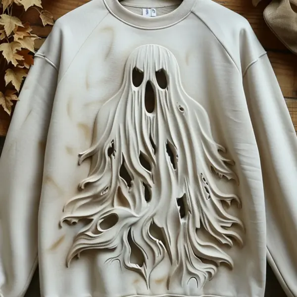 3D Ghost Print Sweatshirt - Trisunshine.com 